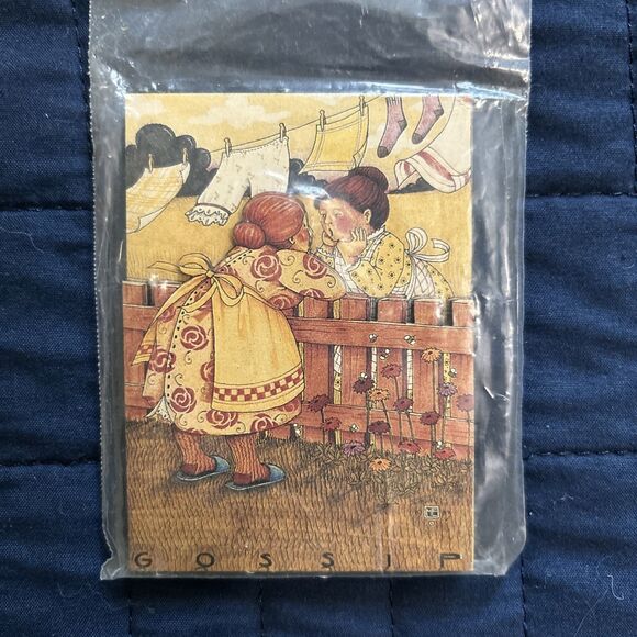 Mary Engelbreit Other - MARY ENGELBREIT Magnet Melissa Neufeld 1993 gossip New Old Stock Unused